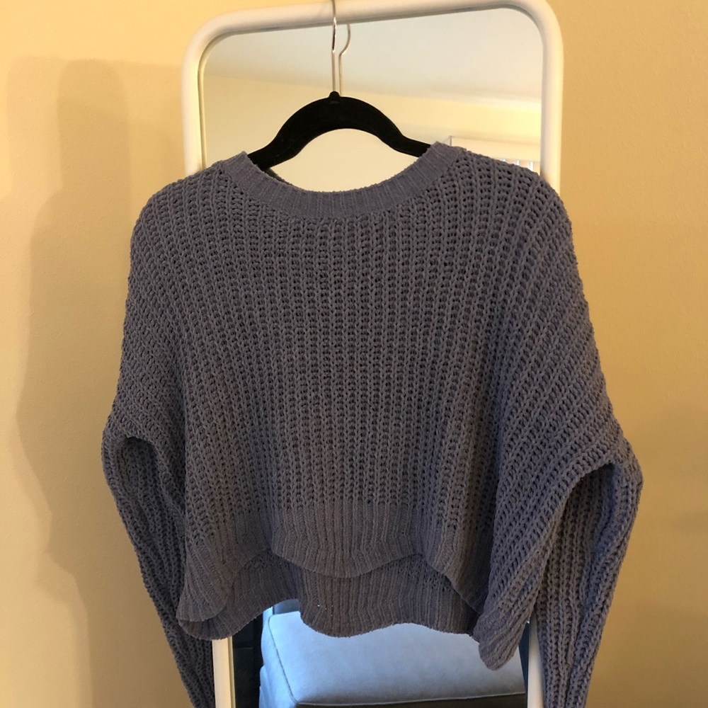 Dry Goods Matte Chenille Cropped Sweater